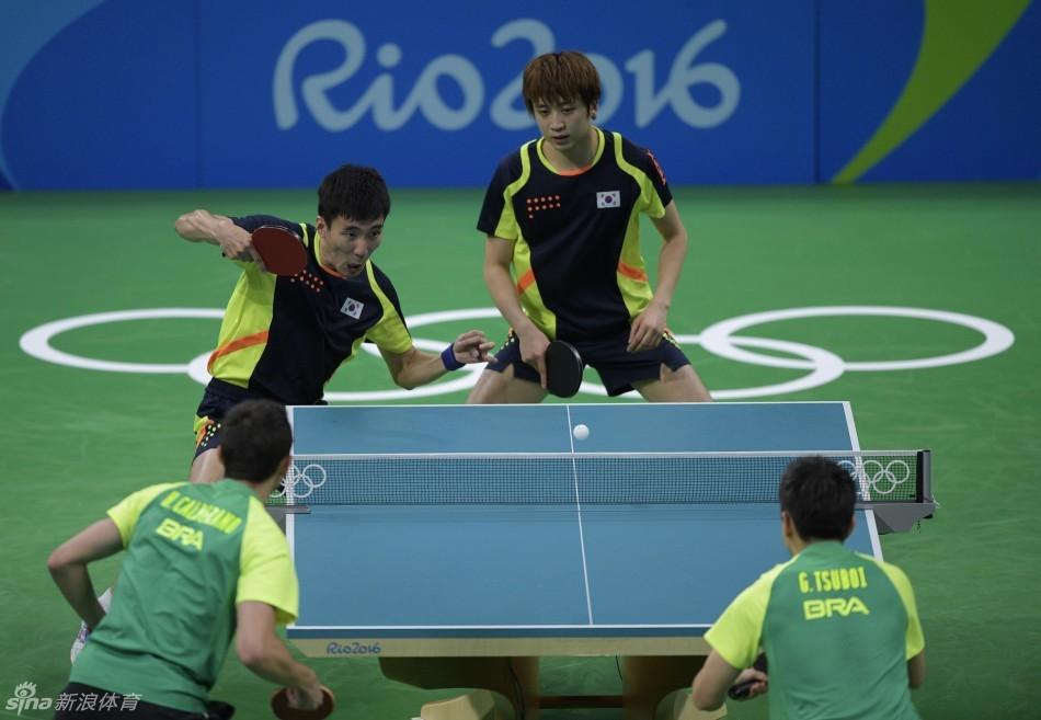 世乒赛韩国vs巴西