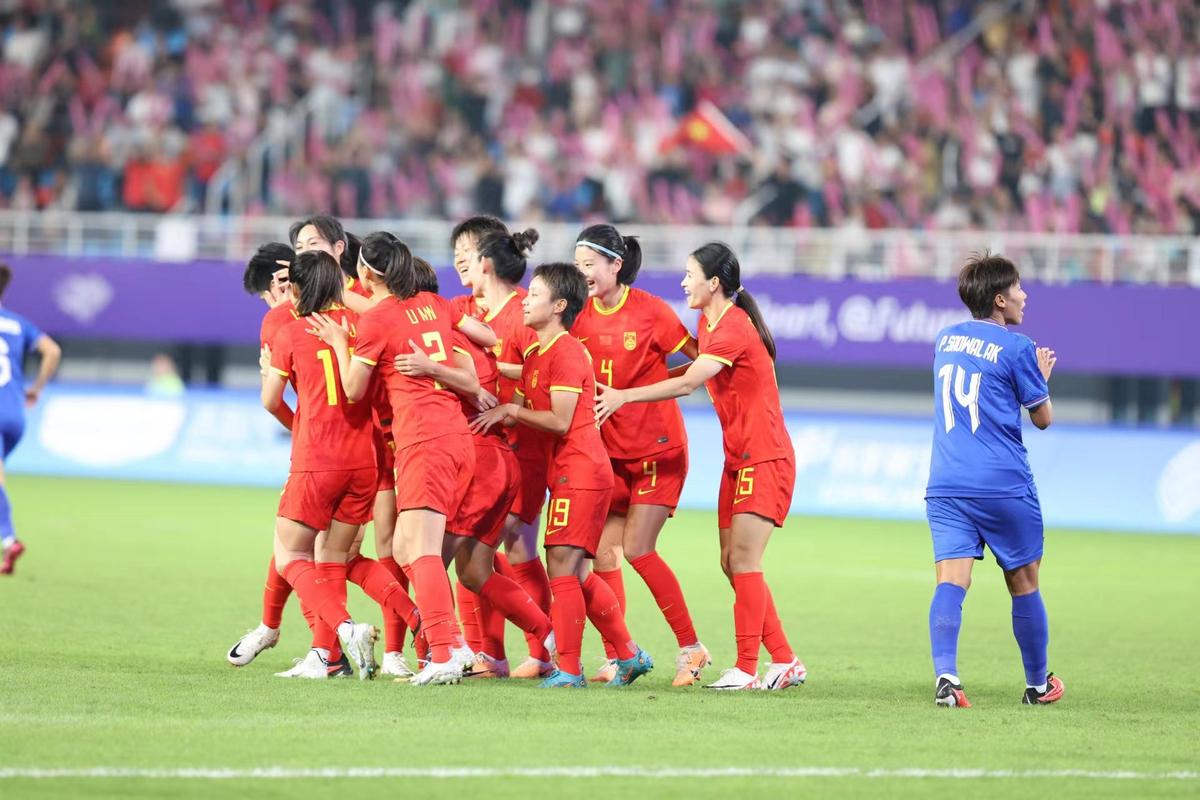 中国女足vs泰国女足集锦