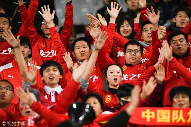 中国队vs日本球迷