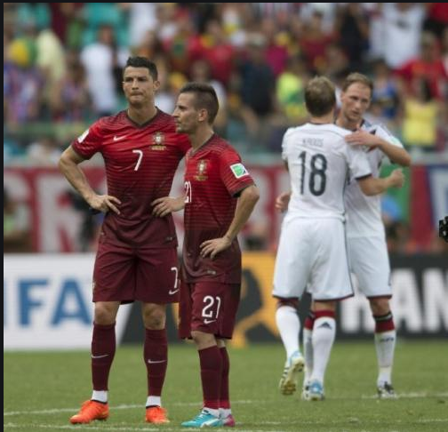 葡萄牙队vs德国队2比2