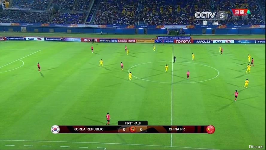 足球韩国vs中国直播视频